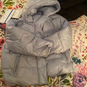 Gap XL baby blue puffer coat, super warm and awesome color.